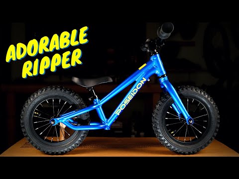 Balance bike with online suspension